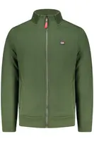 Zelená pánská mikina na zip