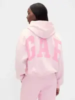 GAP Mikina s kapucí Logo Cropped - Dámské