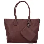 Dámská kabelka přes rameno tmavě vínová - Paolo bags Iljana