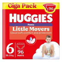 HUGGIES Little movers pant 6 plenkové kalhotky box 15-25 kg  96 kusů