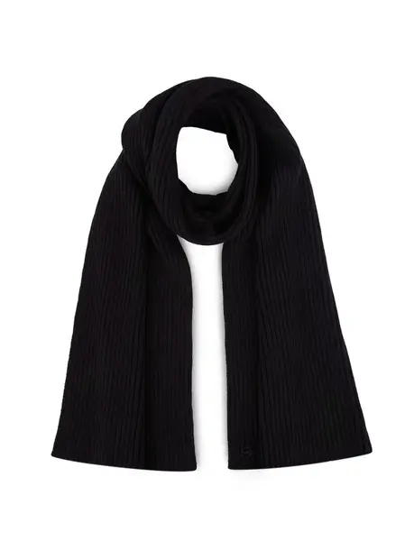 Čierny pletený šál Rowdy SC