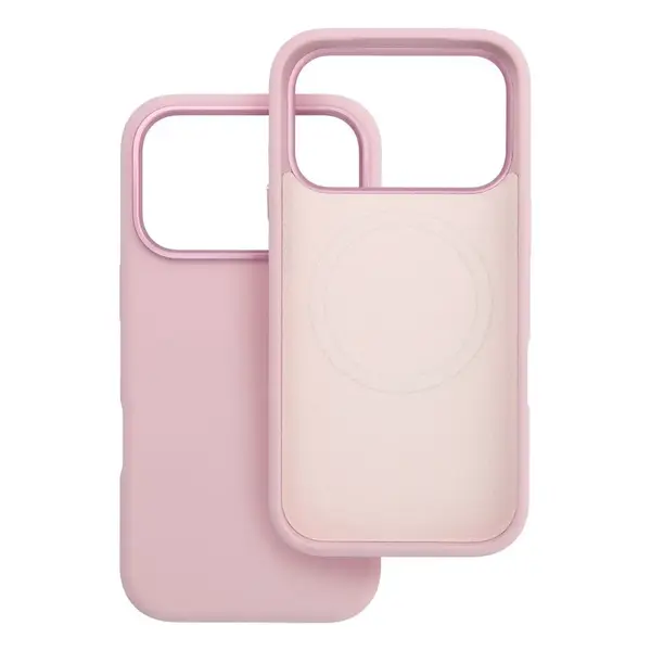 Zadní kryt FORCELL F-PROTECT Frame Premium case compatible with MagSafe pro Apple iPhone Air, růžová