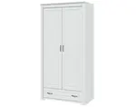 Šatní skříň 2-dveřová Atik, bílá