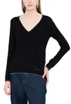 Černý svetr Liu Jo s výstřihem do V