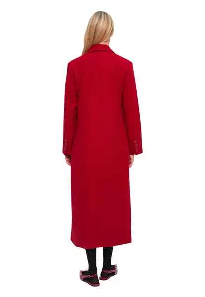 Dámský červený kabát Only