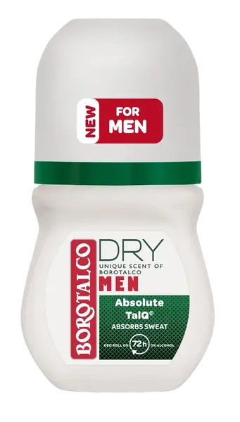BOROTALCO MEN Dry Unique Scent, Deodorant Roll-On pre mužov 50 ml