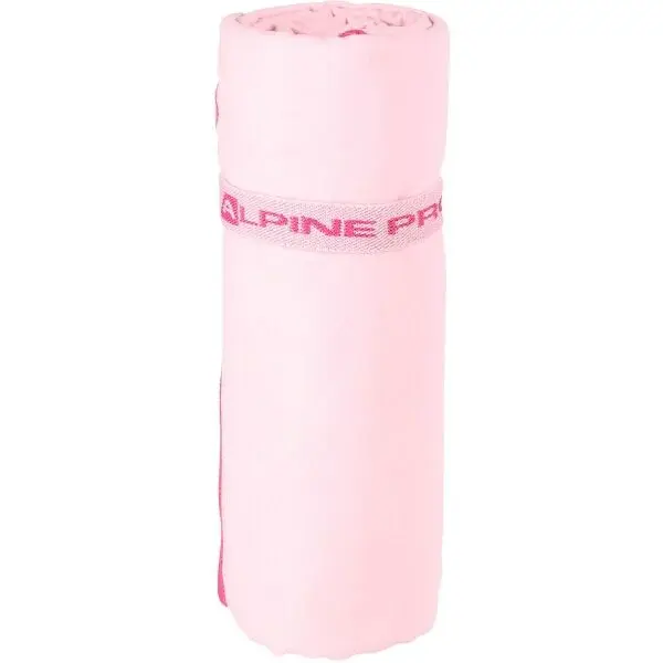 ALPINE PRO BRIGENE Outdoorová osuška, růžová, velikost