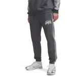 Under Armour RIVAL FLEECE COLORBLOCK Pánské tepláky, tmavě šedá, velikost L