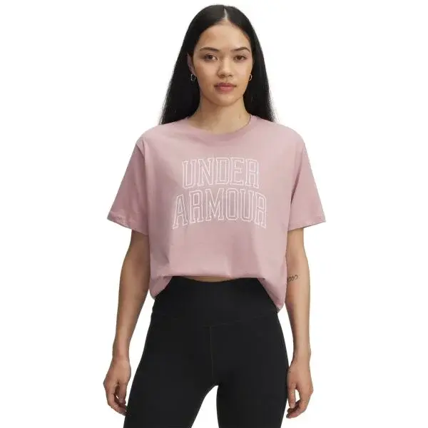 Under Armour RIVAL CAMPUS Dámské tričko, růžová, velikost M