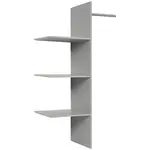 MID.YOU VNITŘNÍ ČLENĚNÍ, šedá, 87/148/50 cm