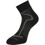 ALPINE PRO GANGE Kotníkové sportovní ponožky, černá, velikost