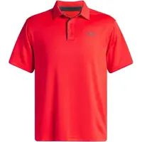 Under Armour TECH POLO Pánské triko, červená, velikost M
