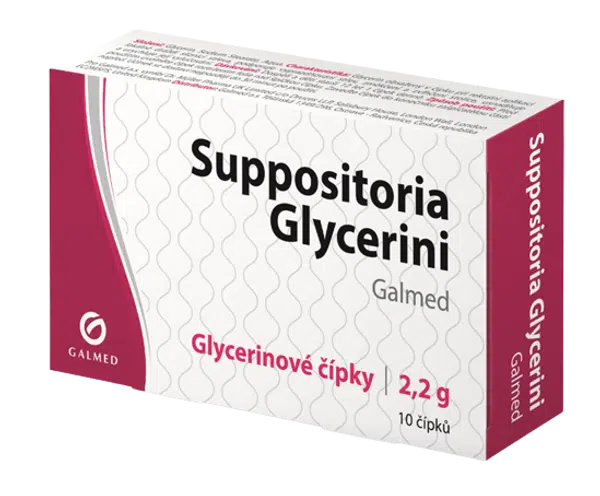 GALMED Suppositoria Glycerini čípky 10 x 2.2 g