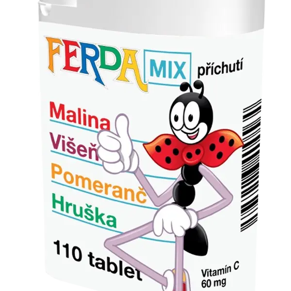 FERDA MIX Vitamín C 60mg 110 tablet
