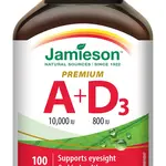 JAMIESON Vitamíny A a D Premium 10000 IU / 800 IU 100 kapslí