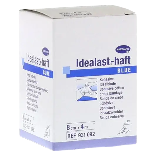 HARTMANN Idealast-haft Obinadlo elastické color modrá 8 cm x 4 m