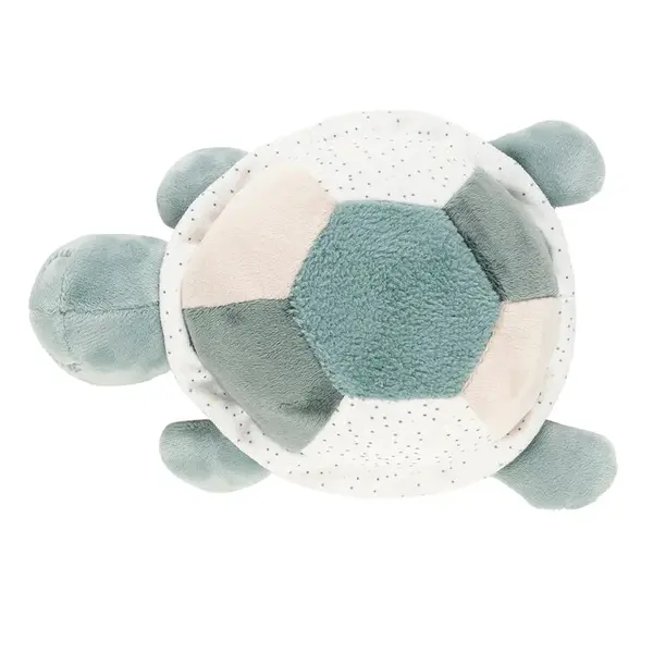 NATTOU Hračka plyšová korytnačka Lapidou 4 aktivity 19 cm Green