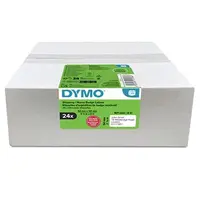 Dymo 2223588, 101mm x 54mm, pro přepravu, bílé, originální papírové štítky, 24 x 220 ks