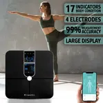 Chytrá osobní váha inSPORTline Syncale 100 černá