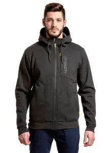 Meatfly pánská technická mikina Lightyear Black Heather | Černá | Velikost XXL