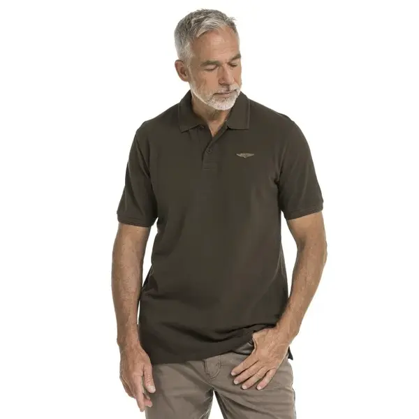 Bushman Pánske tričko Elison, tmavohnedé XXXL