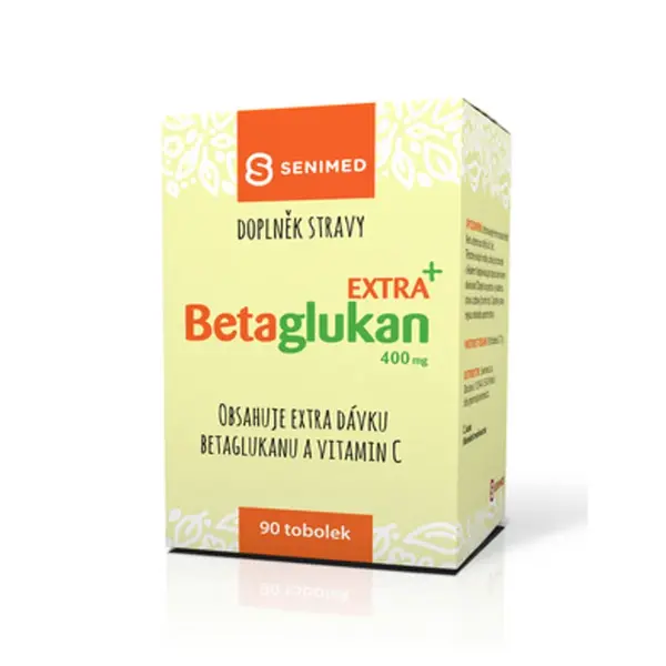 SENIMED Betaglukán Extra+ 400 mg 90 kapsúl