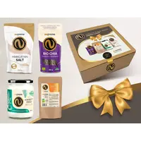 NUPREME Darčekový balíček Chia, Himalájska soľ, Kokosový olej a cukor BIO & RAW