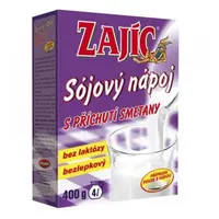 MOGADOR Sójový nápoj Zajac s príchuťou smotany v papierovej krabičke 400 g