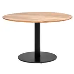 Livetastic JÍDELNÍ STŮL, akácie, černá, barvy akácie, 130/130/76 cm