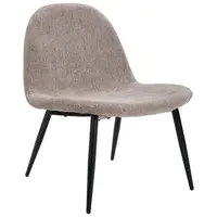 Livetastic KŘESLO, dřevo, kov, textil, černá, šedohnědá