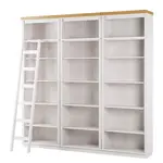 MID.YOU KNIHOVNA, barvy borovice, medová, borovice, 223/222/37 cm