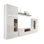 MID.YOU OBÝVACÍ SESTAVA, bílá, barvy dubu