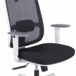 OFFICE PRO kancelářská židle CANTO white, s opěrkou hlavy