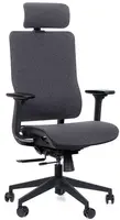 SEGO kancelářská židle RUBIQ šedá-celosíťovaná, ergonomická, 8 a více hodin denně