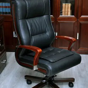 BEMONDI Kancelářské kožené křeslo AMBASSADOR černé