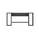 Livetastic NÁSTĚNNÝ REGÁL, antracitová, 80,2/39,2/25,4 cm