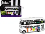 The Beatles London Double Decker Bus "The White Album" White Diecast Model Car by Corgi