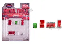 "Metal Tools" Set B of 5 Pieces Limited Edition 1/64 Scale Models by American Diorama