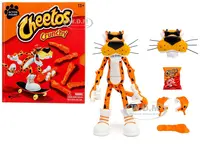 Chester Cheetah 5.5" Figure with Accessories and Alternate Head and Hands "Cheetos Crunchy" Model by Jada