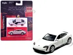Porsche Taycan Turbo S White "Speed Icons" Series 1/64 Diecast Model Car by Maisto