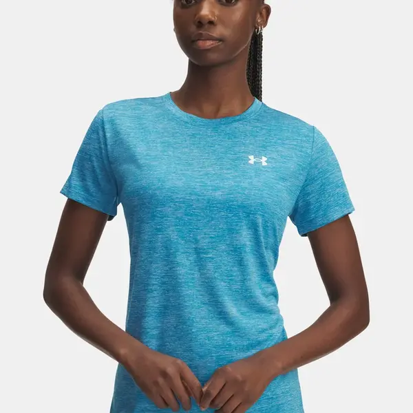 Dámské tričko Under Armour Tech SSC- Twist-BLU - Dámské