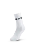 Barebarics - Barefoot Socks - Crew - White - Big logo