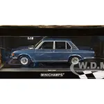1968 BMW 2500 Blue Metallic Limited Edition to 504 pieces Worldwide 1/18 Diecast Model Car by Minichamps