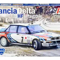 Skill 3 Model Kit Lancia Delta HF Integrale Rallye Monte Carlo (1990) 1/24 Scale Model by Italeri