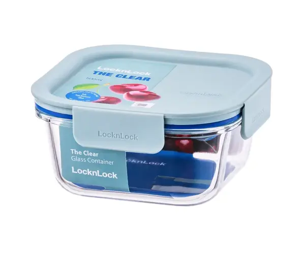 Lock&Lock Clear Dóza čtvercová 500 ml borosilikátové sklo 1 ks