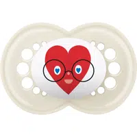 MAM Original 6+ months dudlík Red Heart 1 ks