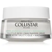 Collistar Attivi Puri Salicylic Acid + Niacinamide zklidňující krém s kyselinou salicylovou 50 ml