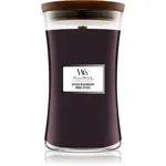 Woodwick Spiced Blackberry vonná svíčka s dřevěným knotem 609,5 g