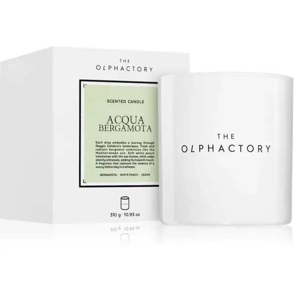 The Olphactory White Insignia Acqua Bergamota vonná svíčka 310 g