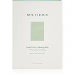 BOUTIJOUR Lotus Water Calming Mask zklidňující plátýnková maska pro výživu a hydrataci 5x33 g